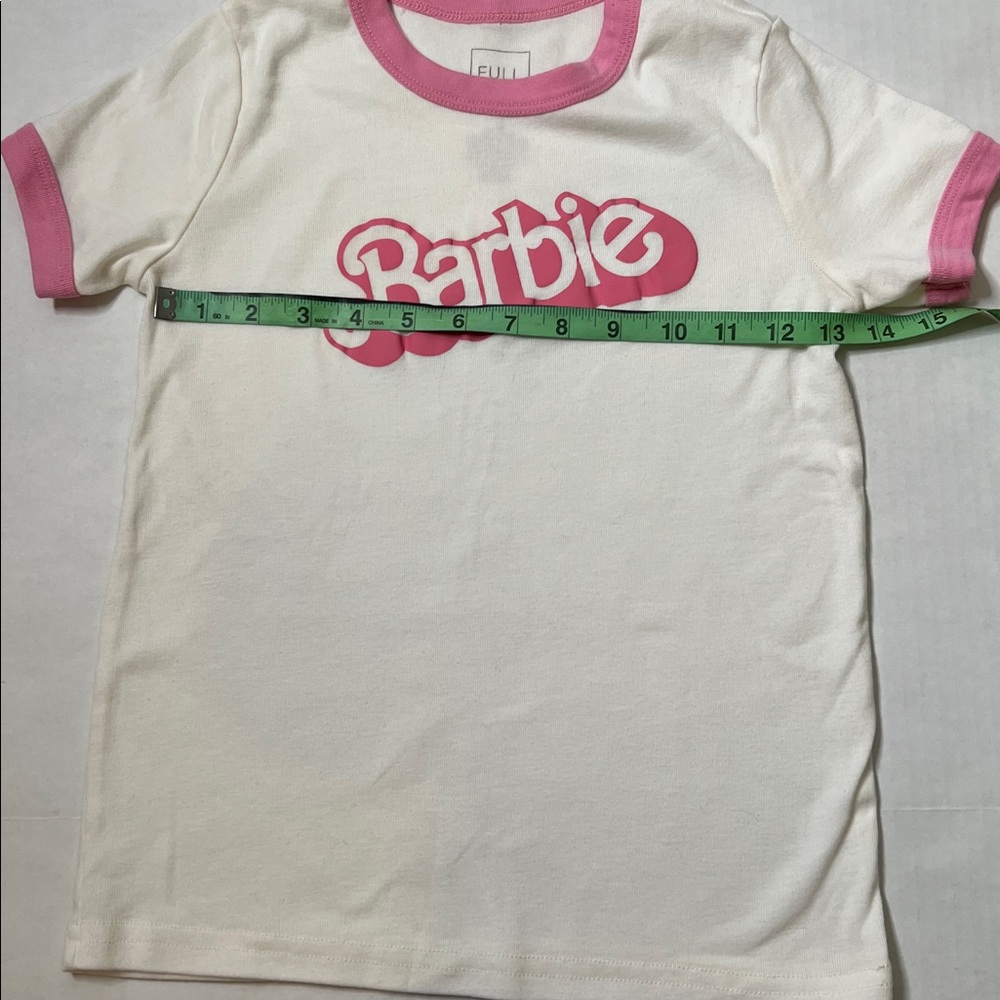 Barbie cropped tee-shirt size Small - Picture 4 of 6